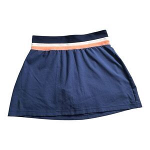 adidas Navy Blue Skirt with White and Peach Waistband